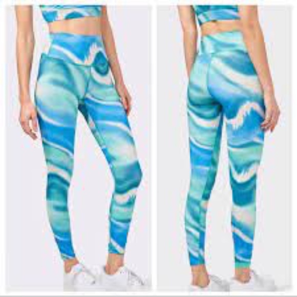 Splits59 High Waisted Liv Blue Leggings - Picture 1 of 4
